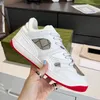 Skor lyxdesigner kvinnor sneakers korg sneaker låsande g låg top sneaker kontrast färg ankel mesh förtjockning sportsko come box