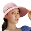 Gorras de béisbol Moda Sunhat Sun Peaked Summer Protection Gorra de mujer Béisbol al aire libre