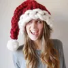 Chapeau tricoté coloré chapeau de Noël avec des boules de fourrure hiver chapeaux de laine unisexe chaud bonnets cadeau