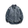 Chaquetas para hombres hombres mujeres chaleco desmontable chaqueta de mezclilla lavada de mezclilla moda hip hop hop de jeans vintage