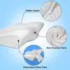 Oreiller en mousse à mémoire Oreiller orthopédique Protection du cou Oreillers à rebond lent Oreiller en forme de papillon Santé Cervical Neck Pillow Drop 220901
