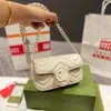 16,5 cm Nowa torba Macaron Marmont Luksusowe projektanci Kobiet ramię Messenger Totes Monety Torebki Klasyczne Crossbody Pretty Party Bag