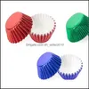 Cupcake aluminium folie cup papierhouder pvc bakken cupcake hittebestendige muti kleur cake lade decoratie keuken 16yt g2 drop leveren dhfey