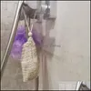 Banyo Fırçaları Süngerler İnfolipting Doğal pul Döşe Sabun Tasarrufu Sisal Çanta Tutucu Duş Banyosu Köpük ve Kurutma BBYLEM DHW5O