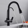 Robinets de cuisine torneira para cozinha de afundar grue pour filtre à eau, robinet mitigeur d'évier à trois voies WF0195 220901