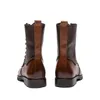 Zapatos Británicos Boots DC50E Classic Toe Color coincidente Pu Ing Retro Fashion Fashion Outdoor Daily AD086