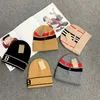 Designer Brand Men039S Beanie Hat Women039S Autumn and Winter New Korean version av retro stickad HAT4178403