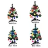 Dekoracje świąteczne z LED Lights Ornament Dekoracja Wysokiej jakości 45 cm/60cm Mini Coloutful 45 cm 60cm Red Blue Flower Fake Tree