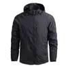 Kurtki męskie Mannen Outdoor Wandelen Jassen Waterdicht Hooded Windbreaker 2022 Herfst Nieuwe Casual Tactiek Militire 5xl L220830