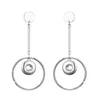 Charm Diy 12Mm Snap Button Earrings Geometric Circle Dangle Charms Earring Women Fashion Gift Jewelry Drop Delivery 2021 Dhseller2010 Dhniv