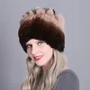 Berretti da donna Cappello per pellicce per inverno Natural Cap Capione russa Chiesa 2022 BASI DI FASHIO BASSAGGIO
