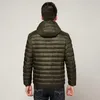 Parkas Erkek Tüm Sezon Ultra Hafif Paketlenebilir Şişme Ceket Suya Ve Rüzgara Dayanıklı Nefes Alabilir Ceket Büyük Boy Erkekler Hoodies Ceketler