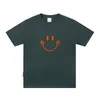 T-shirts pour hommes St￩rophi￩ d'￩t￩ Splice pour colliter la couleur d￩contract￩e ￠ manches courtes tendance masculine