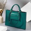 Borse da sera Motingsome Original Designer Luxury Genuine Leather Tote Ladies Work Briefcase Borsa in pelle bovina di grande capacità 2022