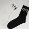 mens womens sports socks outdoor stocking b bal football designer white black letter pringting casual comfortable high quality