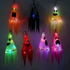 Other Event Party Supplies Halloween Lightup Hanging Ghosts Decorations with Witch Hat Shapes LED Halloween Glowing Decor for Yard Tree Garden Party 220901