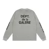 T -shirtontwerper Basic Ops T Galleryes Dep Shirs Ee Dubbele arm Preined Long Sleeve Boomed Shir Sree Fashion Brand 2evz