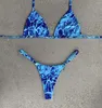 Женские купальники Dalan Sexy Bikini Bikini Christmas Print Swimsuit Supming Skining Bool Bool 2 костюмы для женщин высокая талия