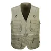 Hommes Gilets Homme Casual Été Sans Manches Travail Hommes Classique Multi Poche Pograph Gilet Tactique Masculino Veste Globale 220902