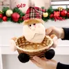 Julg￥va Wrap Decorations Candy Baskets Eve Apple Basket Children's Dress Up Gifts