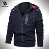 Herren Jacken Herbst Lässige Winddichte Jacken Männer Winter Fleece Mäntel Militär Oberbekleidung Mit Kapuze Bomber Jacke Herren Solide Zipper Outwear 220902