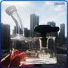 Jet Black Bong курительные трубки для кальяна Recycler Dab Rig Honeycomb Small Bubbler с 14 мм черной сухой чашей Dabber Tool