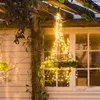 Strisce 100/200 LED Cascata di lucine per albero di Natale Indoor Outdoor Garden Yard Party Romantic Wedding Decor Vite Lighting