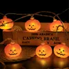 لوازم الحفلات الأخرى 2023 Halloween Pumpkin Ghost Skeletons BAT LED LID FREEN