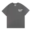 Мужские рубашки T -Hip Hop Galleryysie 2022 Дизайнерские рубашки Mens Mens Summer Fashion Classic Leatr