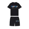 Men T Hirts Trapstar Mens Clothing T-Shirt TrackSuit مجموعات Harajuku Tops Tee Funny Hip Hop Color T Shirt Beach Shirts