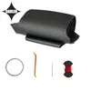 Cubiertas de volante Cubierta de coche DIY para Z4 E85 Roadster E86 Coupe 2003-2008 Costura de cuero negro genuino Soporte personalizado