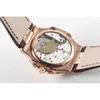 Orologio meccanico di lusso ZF Factory ETA 240 Movimento multifunzione 40mm Gold rosa 5712 marchio PP