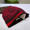 Luxe gebreide hoed designer caps mode letters beanie cap goede textuur coole hoed voor man vrouw topkwaliteit warme winterstijl beanies herfst herfst geborduurd