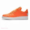 2022 Designers Mens Sports Casual Shoes Classic Triple White Low Shadow ForCes Black Wheat Pale Ivory Pastel Beige Airs Utility Mujer Naranja Zapatillas de deporte S41