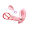 Vibratoren Paar weiblicher Masturbator mit Nachahmung des Penis, Heizung, Dehnvibrator, drahtlose Fernbedienung, Produkte für Erwachsene
