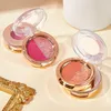 Oogschaduw 2 kleuren oogschaduwpalet vrouwen diamant helder glanzende kleurrijke make -up flash glitter make -up waterdicht