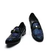 Modes pointues chaussures de tempérament britanniques hommes strass de mode arche