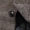 Costumes pour hommes Blazers laine veste 2020 hiver nouveau Style mode décontracté coupe ajustée plus épais chaud longue mâle marque Plaid abrigos Para Hombre L220902