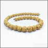 Stone 1strand/Lot 8mm Natuurlijke vulkanische lava steen losse kralen Diy Essentiële oliediffuser Charm sieraden maken Accessoires Dhseller2010 DHOI6