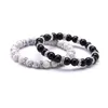 8mm Natural Stone Handmade Beaded Strands Crystal Charm Bracelets Elastic Jewelry For Women Men Lover Party Decor