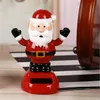 Party Favor Car Ornaments ABS Solar Powered ChristmasOrnaments Gift Dancing Santa Claus Snowman Toys Dashboard Decoration Bobble D7386969