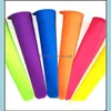 Ice Cream Tools Sile Ice Cream Sleeve Hold Popsicle Mold Mticolor Diy Popsicles Er Holders Kitchen Tools Summer Children 1 5Om Drop D Dhhnq