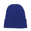 Capas de bola tricotaram chapéu de inverno- chapéu de chapéu de malha para mulheres homens