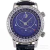 YL Star Series Mechanical Watch Mens Diamond Set Blue Glass Automatische wasserdichte Maschine