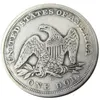 الولايات المتحدة 1846-1860-O جالسة Liberty Dollar Craft Silver Plated Coins Metal Dies Manufacturing Factory 281a