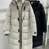 Womens Down Parkas Long Prakas för kvinnor Vinterrockar och jacka xlong 220902