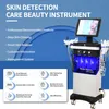 الجيل الجديد جمال سالون H2O2 microdermabrasion النمط العمودي هيدرا الجمال الجمال Skin System Hydro Machine الحاقن الأكسجين