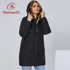 Down Parkas Hailuozi hiver veste femme grande taille longue épaisse coton grandes poches dame Parka mode surdimensionné femme manteau décontracté 6896 220902