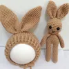 Mank Mank Velvet Bunny Hat para boneca de l￣ de l￣ de l￣ de malha orelhas pequenas orelhas