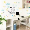 Adesivos de parede desenho animado filhote fofo adesivo diy sala de estar decoração de decoração de arte para crianças quartos